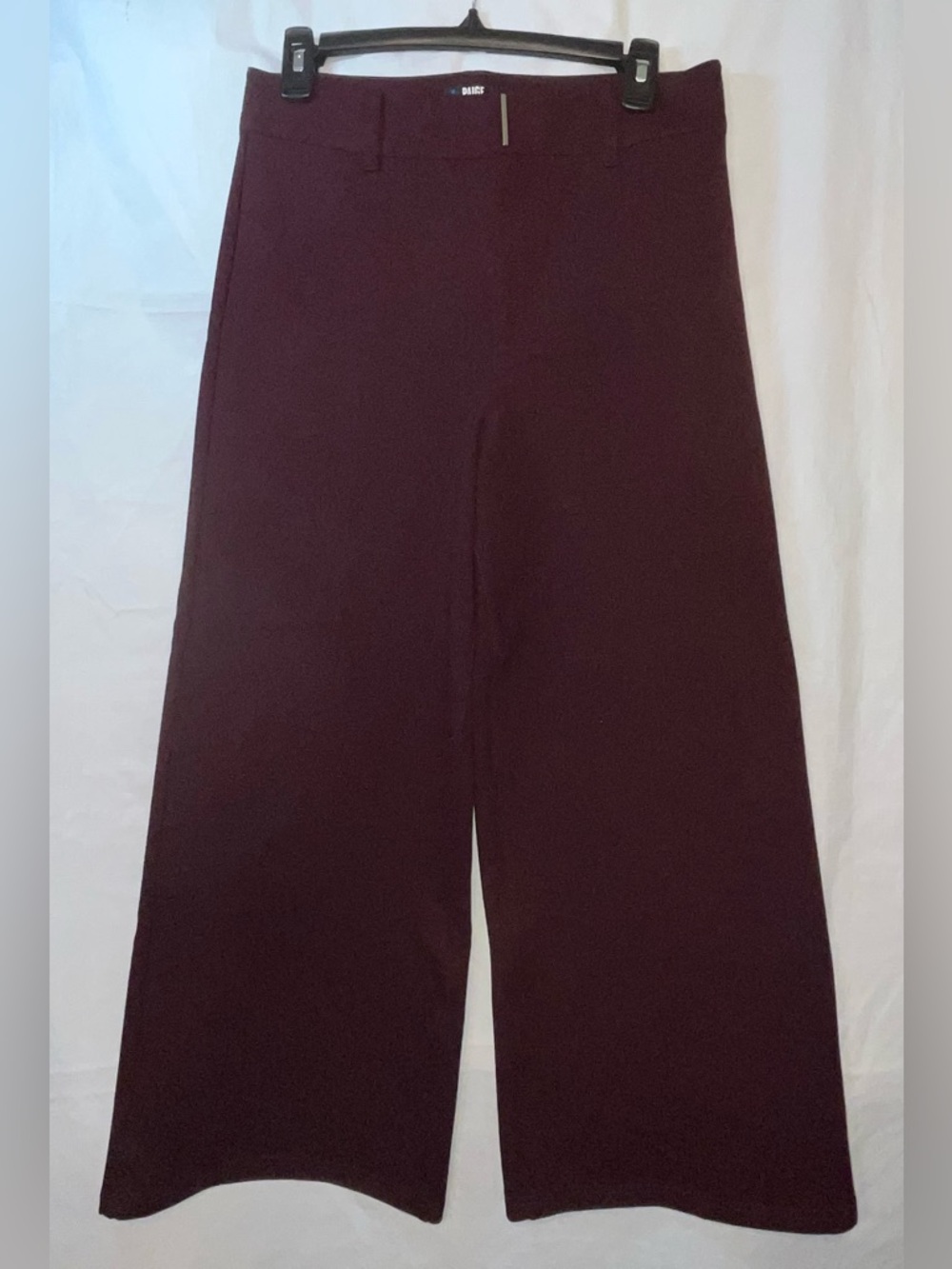 PAIGE Aubergine Wide Leg Trousers | High Rise | Cropped